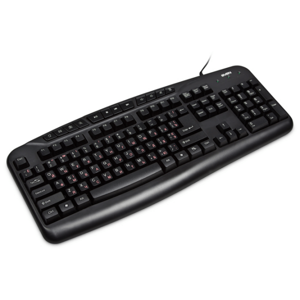 Tastatură Sven Comfort 3050 Black Home and Office, Cu fir photo 2