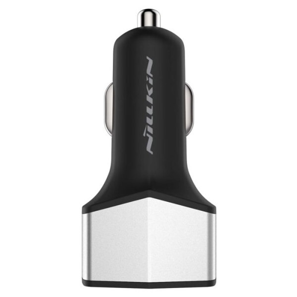 Incarcator auto Nillkin, Celerity (USB+Type-C) QC3.0, Silver  photo 1