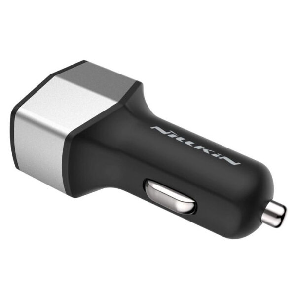 Incarcator auto Nillkin, Celerity (USB+Type-C) QC3.0, Silver  photo 3