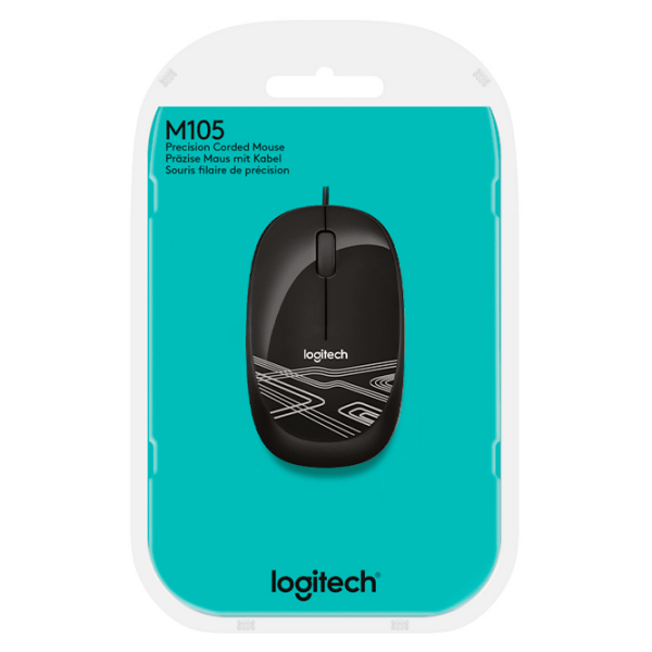 Mouse Logitech M105 White Cu fir, 1000 dpi photo 5