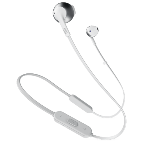 Căști JBL T205BT Silver Fără fir / Sport / In ear photo 1