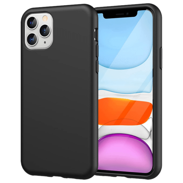 Husă pentru smartphone Apple iPhone 11 Pro (Soft Touch) Black Cover X, TPU, Back photo 1