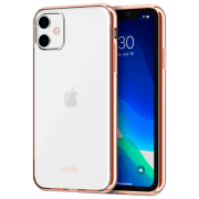 Husă pentru smartphone Apple iPhone 11 (Vitros) Transparent Gold Moshi, PU, Back