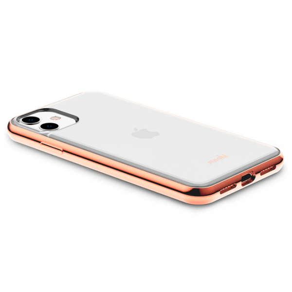 Husă pentru smartphone Apple iPhone 11 (Vitros) Transparent Gold Moshi, PU, Back photo 3