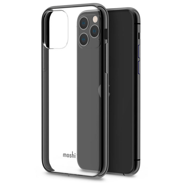 Husă pentru smartphone Apple iPhone 11 Pro (Vitros) Black Transparent Moshi, PU, Back photo 4