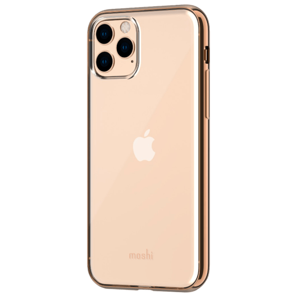 Husă pentru smartphone Apple iPhone 11 Pro (Vitros) Gold Transparent Moshi, PU, Back photo 1