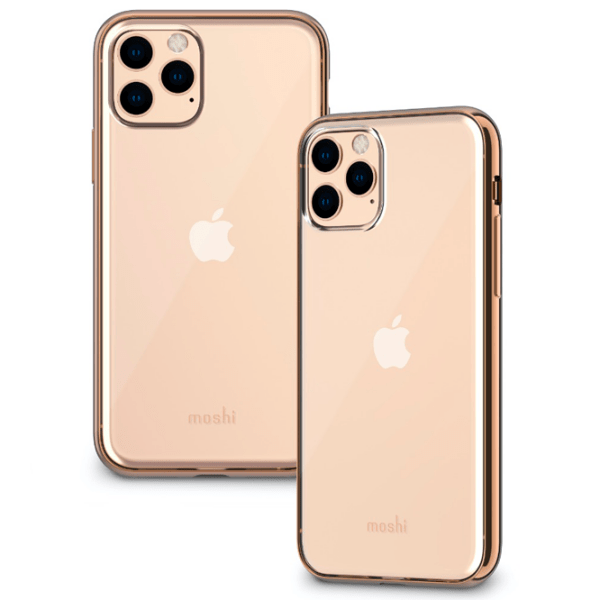 Husă pentru smartphone Apple iPhone 11 Pro (Vitros) Gold Transparent Moshi, PU, Back photo 2