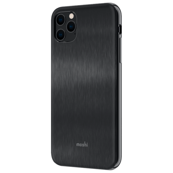 Husă pentru smartphone Apple iPhone 11 Pro Max (iGlaze) Black Moshi, PU, Back photo 1
