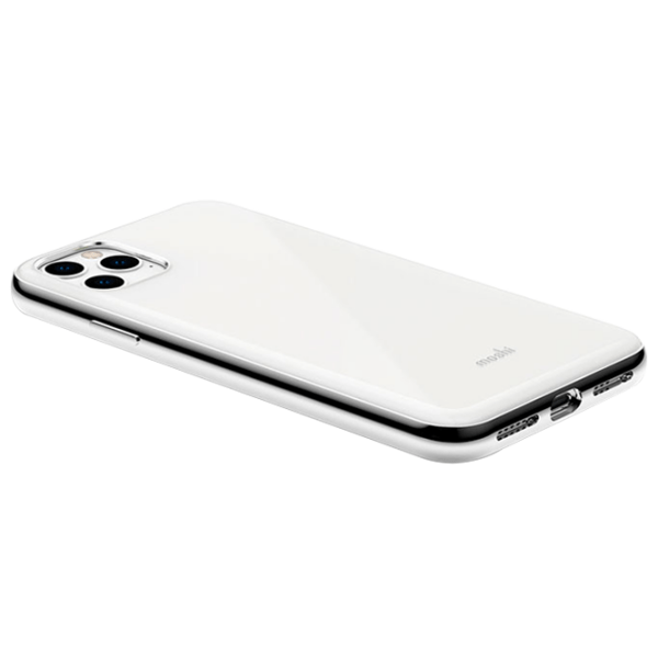 Husă pentru smartphone Apple iPhone 11 Pro Max (iGlaze) White Moshi, PU, Back photo 3