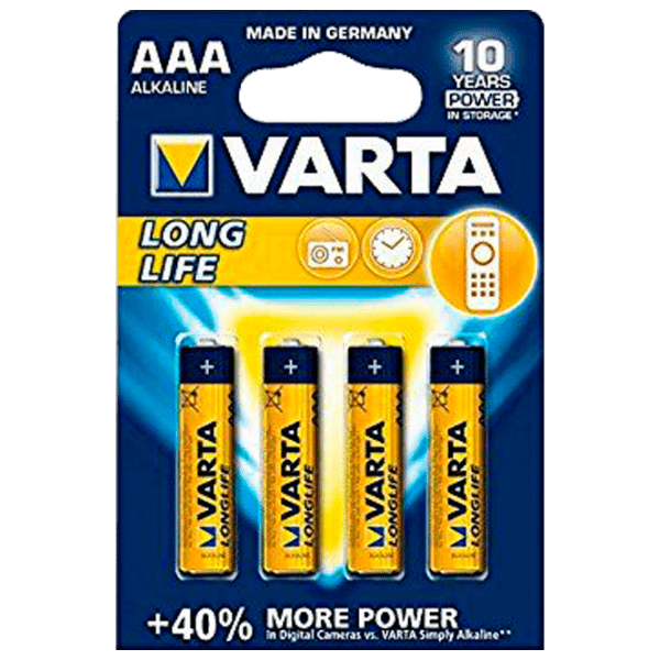 Батарейка Varta Long Life Lithium AAA (4 шт.)  photo 1