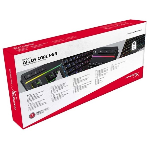 Tastatură HyperX Alloy Core RGB Black Gaming, Cu fir photo 6