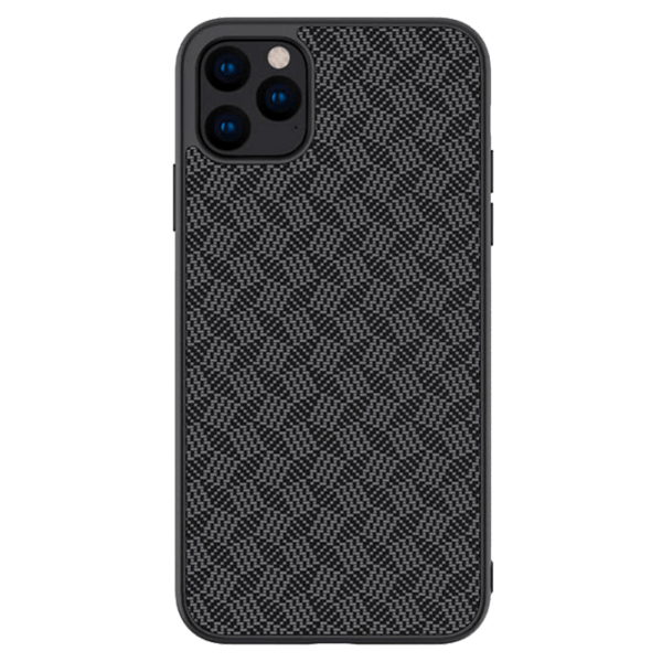 Husă pentru smartphone Apple iPhone 11 Pro (Synthetic Fiber) Plaid Black Nillkin, PC, Back photo 1