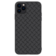 Husă pentru smartphone Apple iPhone 11 Pro (Synthetic Fiber) Plaid Black Nillkin, PC, Back