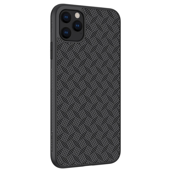 Husă pentru smartphone Apple iPhone 11 Pro (Synthetic Fiber) Plaid Black Nillkin, PC, Back photo 3
