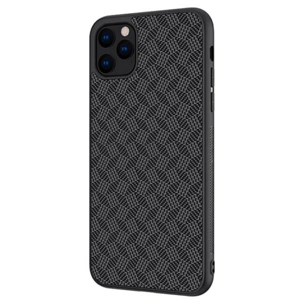 Husă pentru smartphone Apple iPhone 11 Pro Max (Synthetic Fiber) Plaid Black Nillkin, PC, Back photo 2