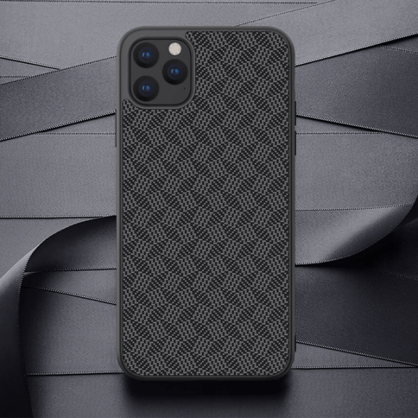 Husă pentru smartphone Apple iPhone 11 Pro Max (Synthetic Fiber) Plaid Black Nillkin, PC, Back photo 5