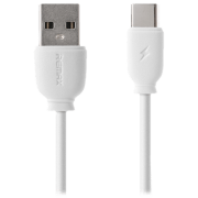 Cablu Remax RC-134a USB/ USB Type-C White 