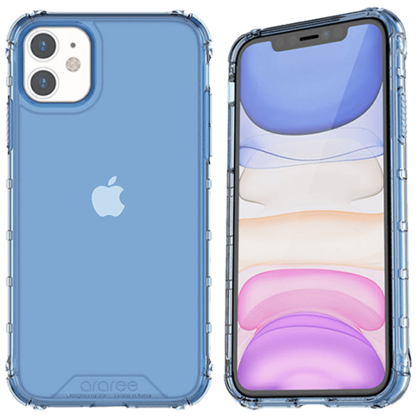 Чехол для смартфона Apple iPhone 11 Pro (Mach ) Прозрачный Синий Araree, TPU, Back photo 3