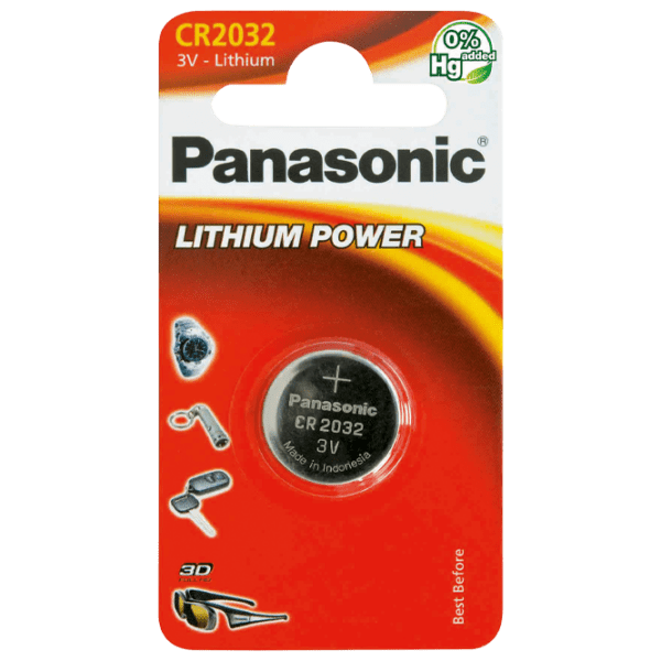 Baterie Panasonic 29706-014 Lithium CR2032 (1 buc.)  photo 1