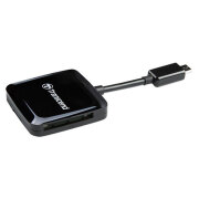 Cititor de carduri Transcend RDP9 Micro USB la USB, OTG, Black 
