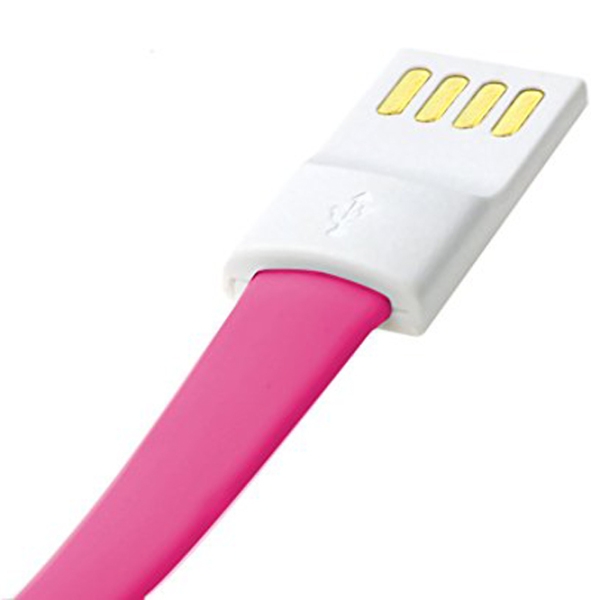 Cablu pentru telefon Vojo Magnet 3 USB Type-A/ microUSB Pink  photo 2