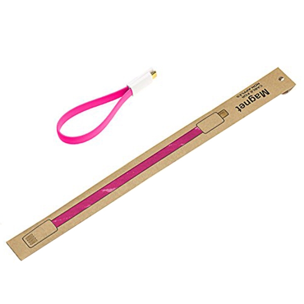 Cablu pentru telefon Vojo Magnet 3 USB Type-A/ microUSB Pink  photo 5