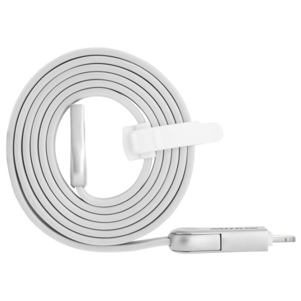 Cablu USB Nillkin III USB Type-A/ Lightning, microUSB White  photo 4