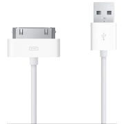 Кабель USB OTG AAA USB Type-A/ 30-pin Белый 
