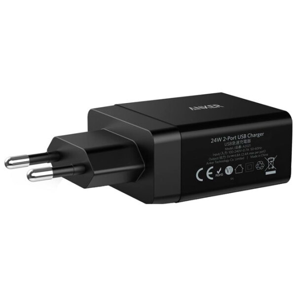 Сетевое зарядное устройство Anker B2021 (24 Вт) Белый  / Белый photo 2