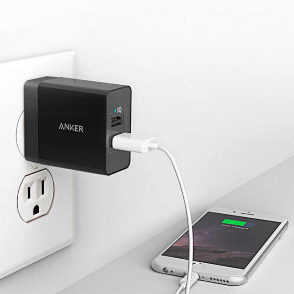 Сетевое зарядное устройство Anker B2021 (24 Вт) Белый  / Белый photo 4