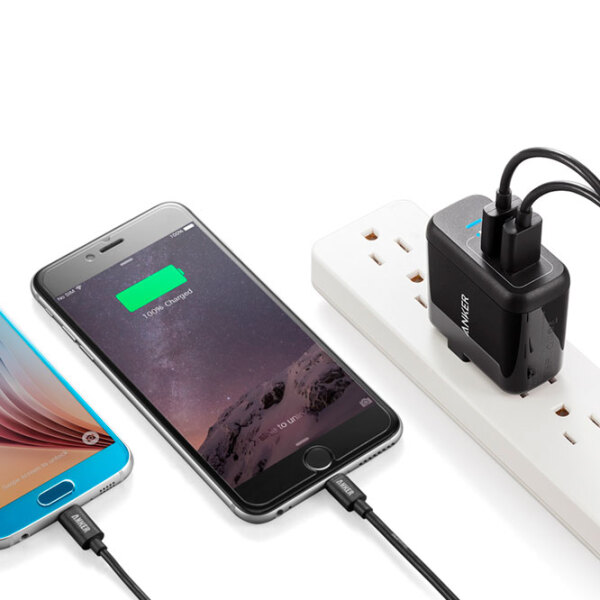 Сетевое зарядное устройство Anker B2021 (24 Вт) Белый  / Белый photo 5