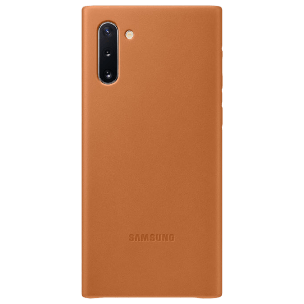 Husă pentru smartphone Samsung Galaxy Note 10 (EF-VN970) Camel Brown Samsung, Piele, Back photo 1