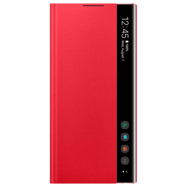 Husă pentru smartphone Samsung Galaxy Note 10 (EF-ZN970) Red Samsung, PU, Flip Cover View photo 1