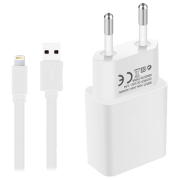 Încărcător de rețea Screen Geeks Lightning 2.4 A (18 W) White 2.4 A / White