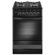 Aragaz Gefest 5502-03 0044 Black Tipul plitei: Pe gaz, 55 l, Tipul cuptorului: Electric