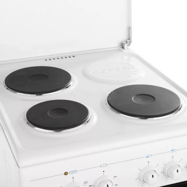 Aragaz Gefest 5140 White Tipul plitei: Electrică, 55 l, Tipul cuptorului: Electric photo 2