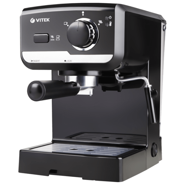 Espressor Vitek VT-1502 Black 1050 W, 1.5 l, Bloc termic photo 1