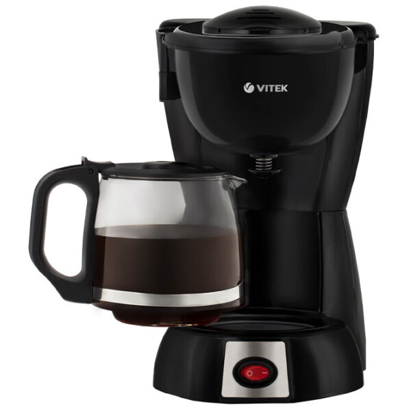 Cafetieră Vitek VT-1521 Black 600 W, 0.6 l,  photo 4