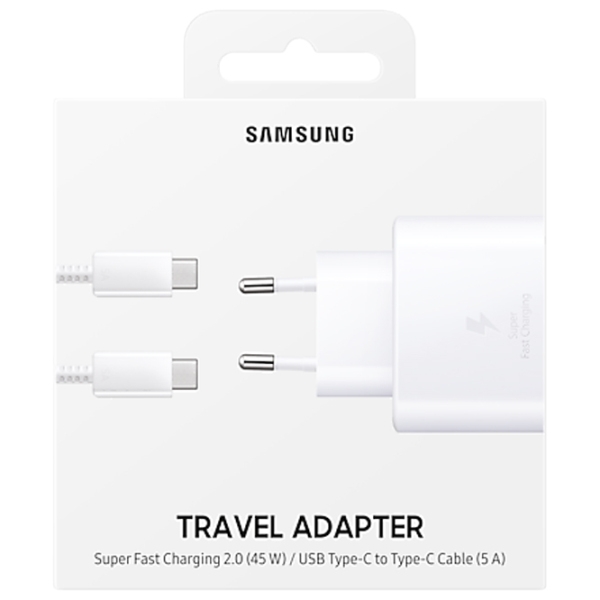 Încărcător de rețea Samsung EP-TA845 (45 W) White 5 A / White photo 6