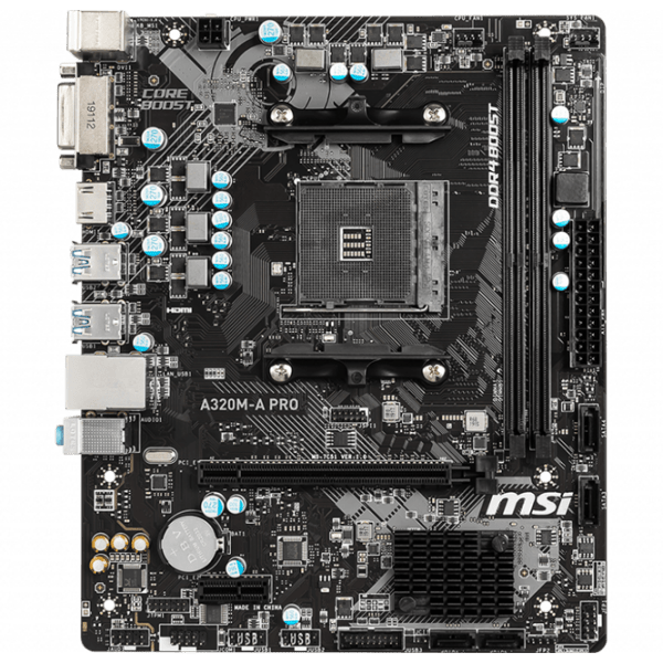 Материнская плата MSI A320M-A PRO mATX  photo 1