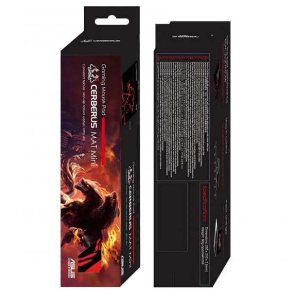 Covoraș pentru mouse Asus Cerebus Red Black 400 x 300 x 4 mm photo 6