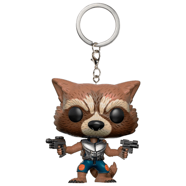 Breloc Funko Pocket Pop Keychain Rocket 13217-PK-1RY Multicolor Pentru copii, 3+ photo 1