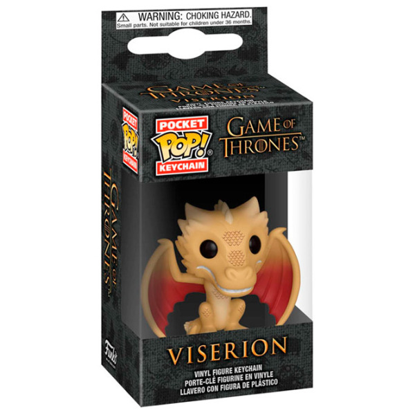 Брелок Funko Pocket Pop Keychain Viserion 37654 Разноцветный Для детей, 3+ photo 2