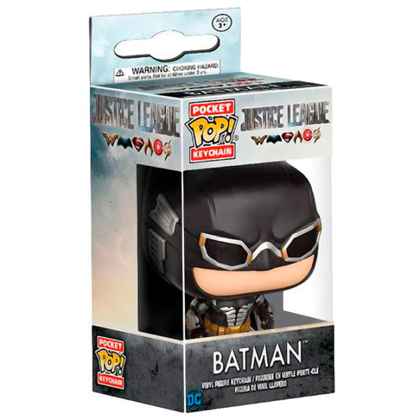 Breloc Funko Pocket Pop Keychain Justice League: Batman 13794-PK-1TF Multicolor Pentru copii, 3+ photo 2