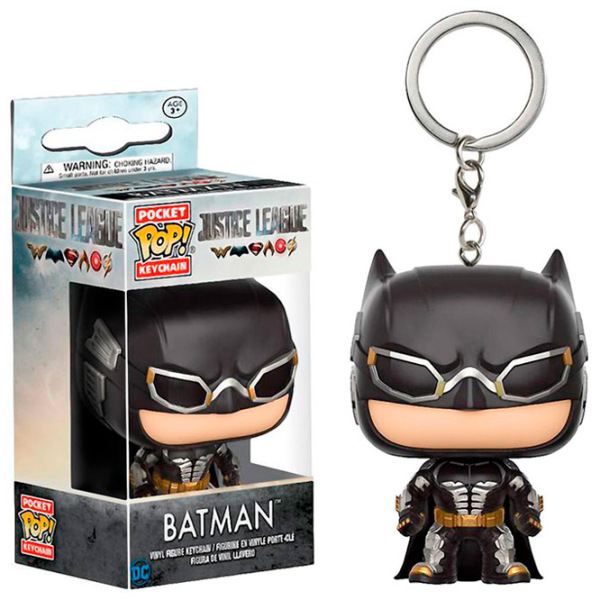 Breloc Funko Pocket Pop Keychain Justice League: Batman 13794-PK-1TF Multicolor Pentru copii, 3+ photo 3
