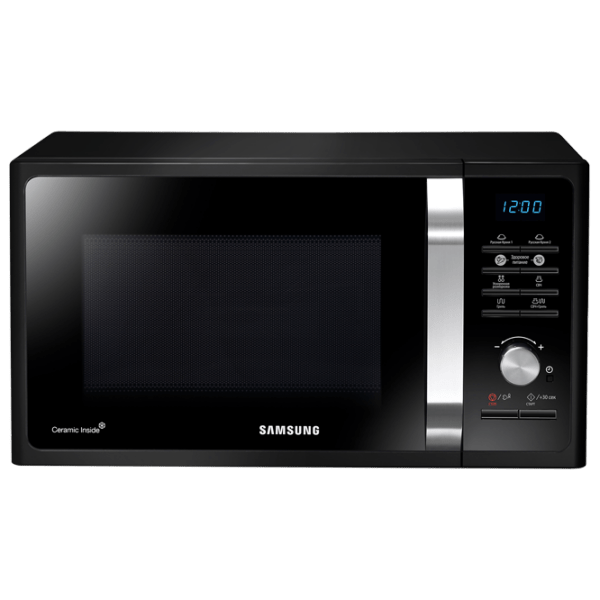 Микроволновая печь Samsung MG23F302TAK/ BW Черный С грилем, 23 л, 800 Вт photo 1