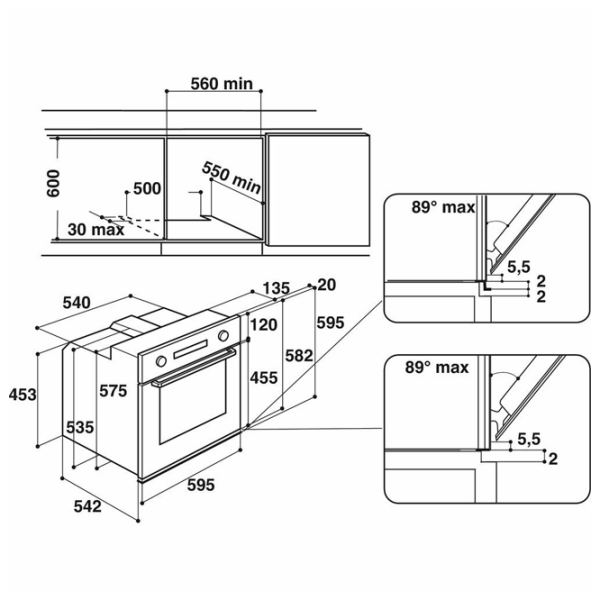 Духовой шкаф Whirlpool AKP 745 IX Нержавеющая сталь A, 65 л photo 6