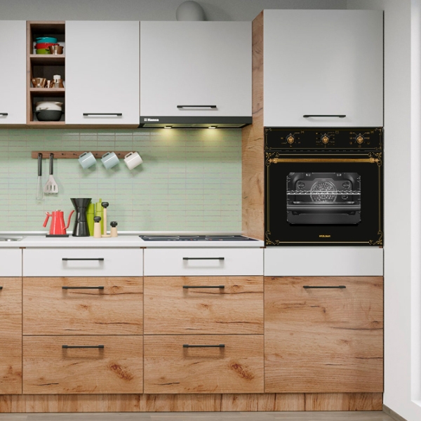 Духовой шкаф Wolser WL-F 66 Rustic Черный , 66 л photo 4