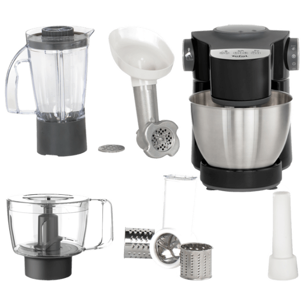 Mașină de bucătărie Tefal QB319838 Black 1000 W, Mecanic, Numărul de viteze: 7 photo 1