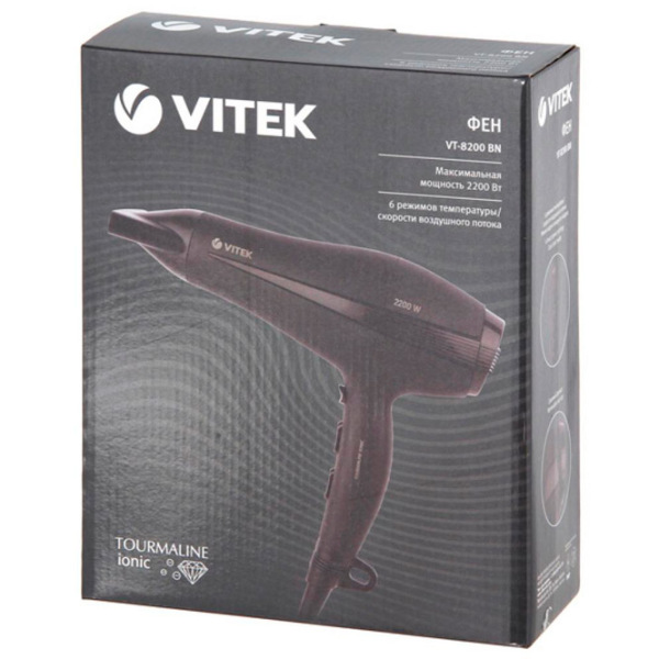 Фен Vitek VT-8200 Коричневый  photo 6
